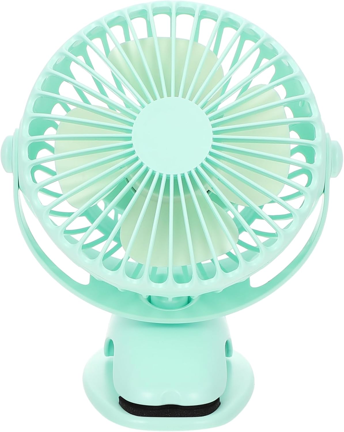 UKCOCO Ventilador Portátil para Coche USB Mini Ventilador Eléctrico Montado Ligero y Silencioso para Aire Acondicionado y Uso Vehículo Práctico y Duradero Color Verde