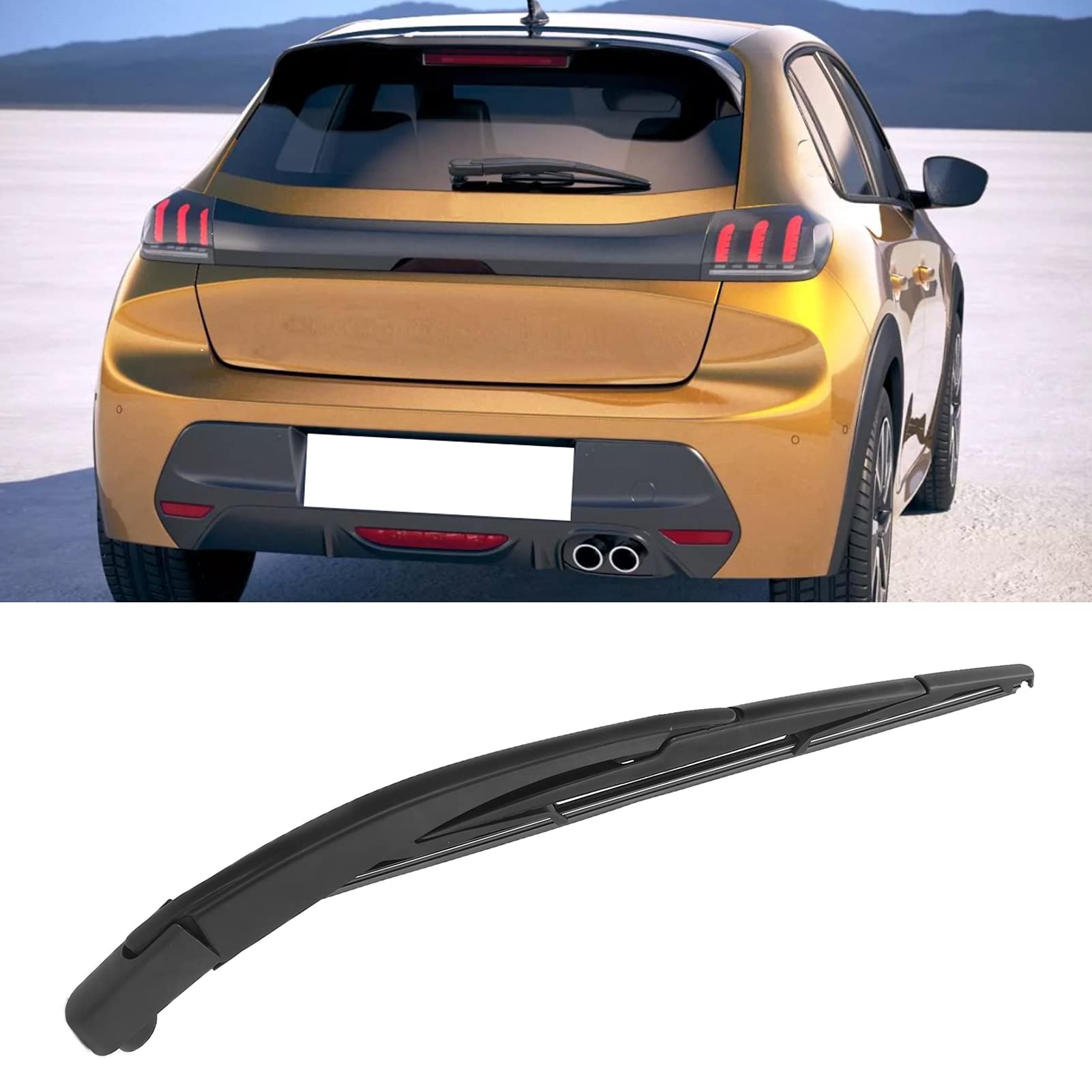 Kit Tergicristallo, Sostituzione Lama Braccio Tergicristallo Posteriore Auto, Compatibile con 206 106 306 207 208, C3