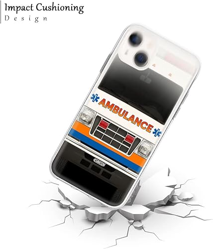 Miniatura 7 de CUBICER Funda de teléfono para ambulancia, diseño suave, a prueba de golpes, funda de silicona para regalos decorativos, cubierta de pantalla