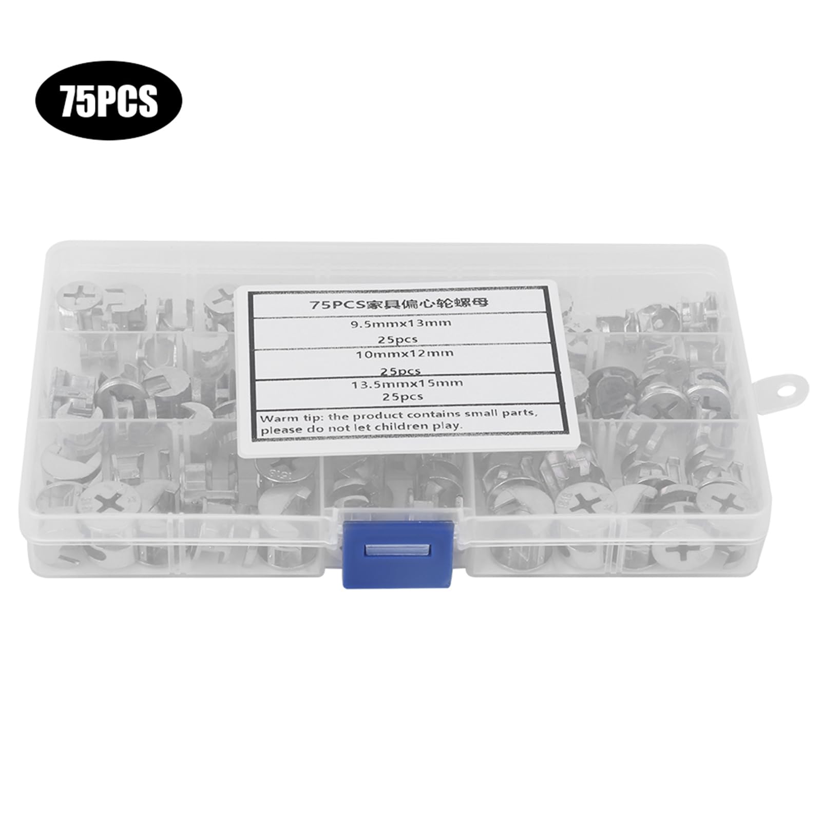 Cam Nut Eccentric Wheel Fasteners Multi Size Repair Kit Parts Panel Connection Nut for Panel Furniture Office Furniture Cabinets Wardrobes