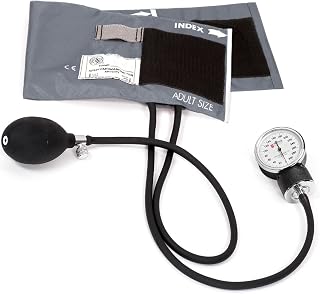 Prestige Medical Premium Adult Aneroid Sphygmomanometer, Pewter Grey