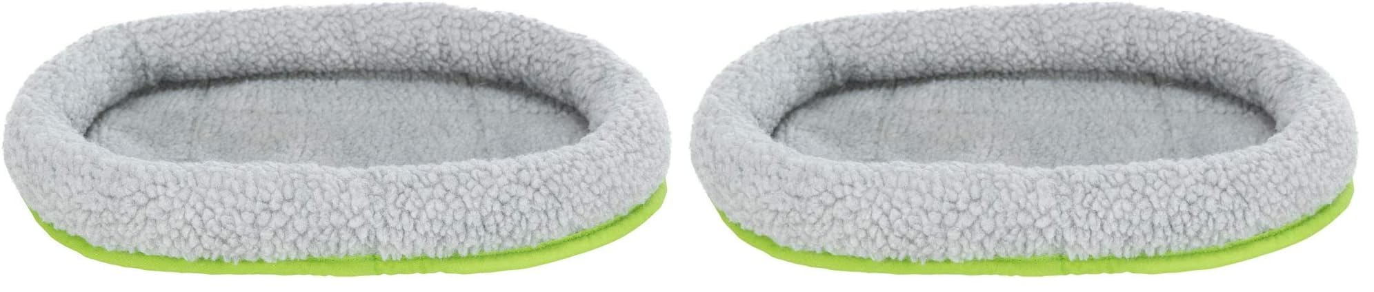Trixie 62702 Kleintierkuschelbett, 30 × 22 cm, Sortiert Colors (Blau/grau), (Rot/grau), (Grun/grau) (Packung mit 2)