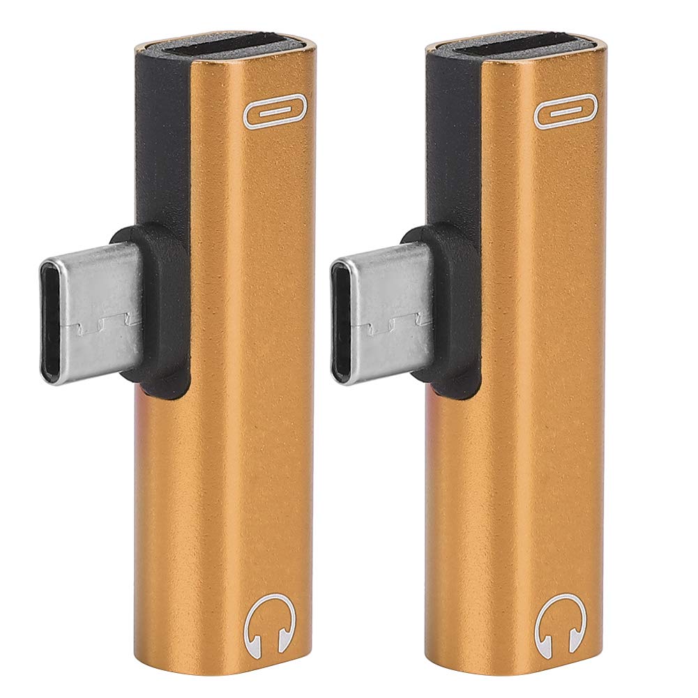 Adaptateur USB-C Vers 3,5 Mm Et Charge Lot De 2 - 2 En 1, Alliage Aluminium, Compatible Nombreux Smartphones Android - 8