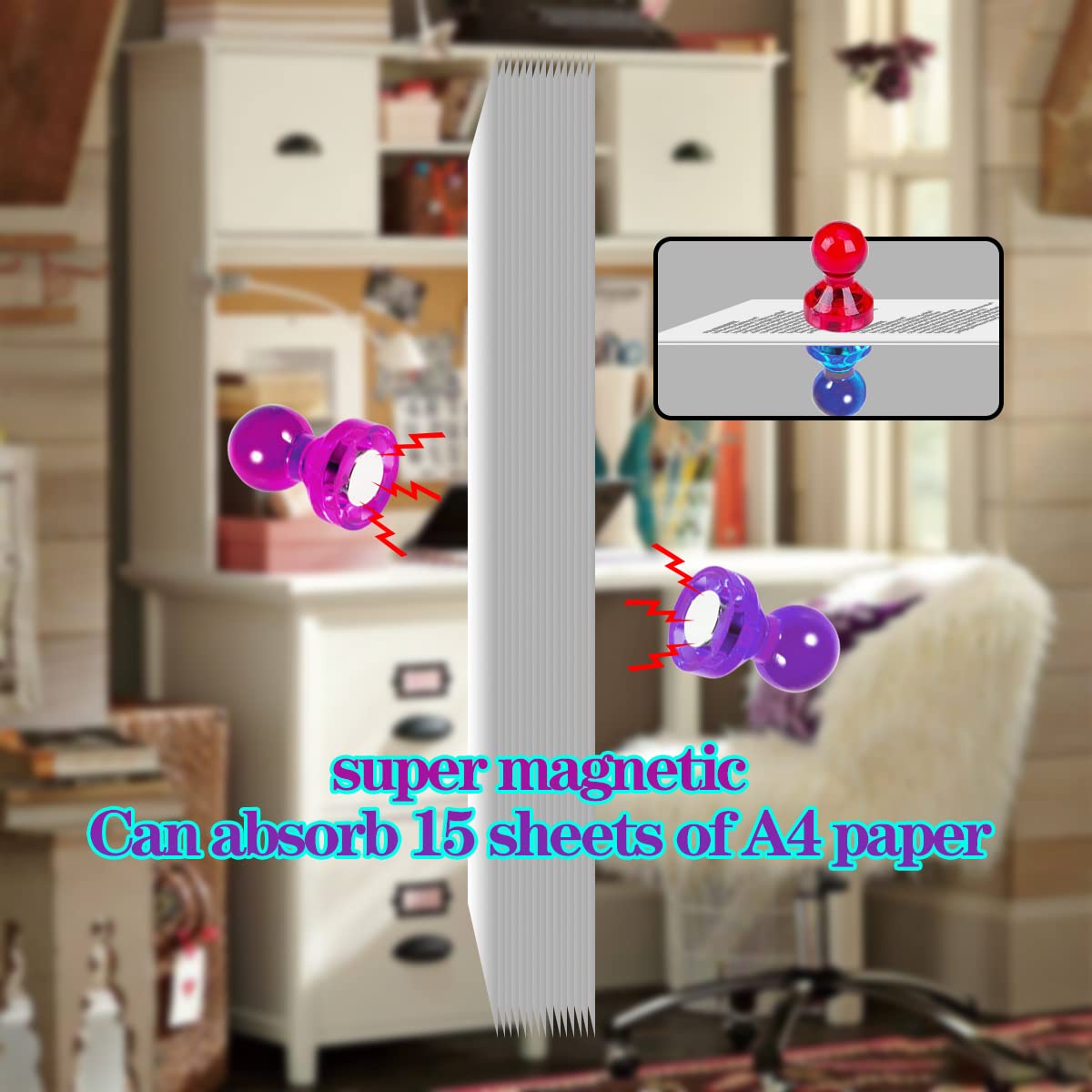 Calamite Per Frigorifero A Forma Di Fiore - Set 30 Pezzi Colorati, Decorativi E Pratici