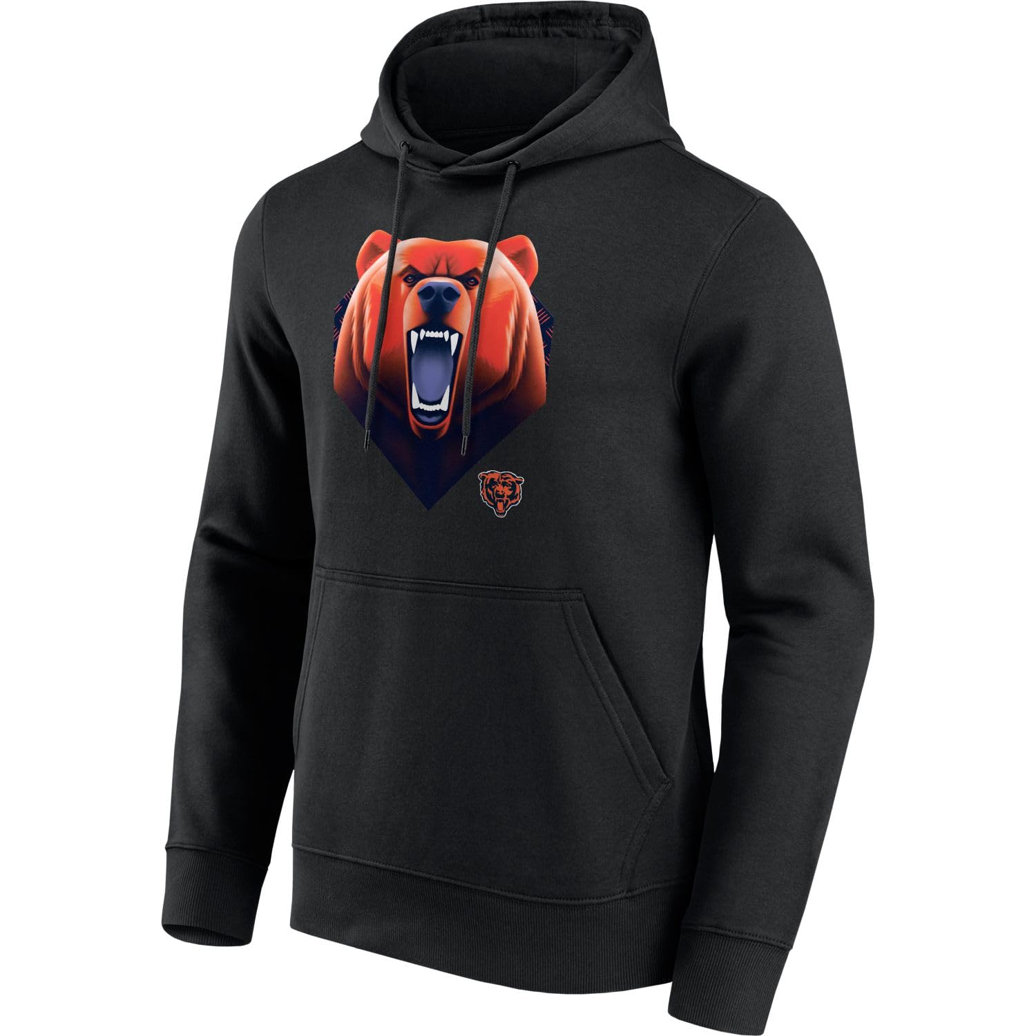 Fanatics NFL Fleece Hoody - ILLUSTRATION Chicago Bears - XL Black