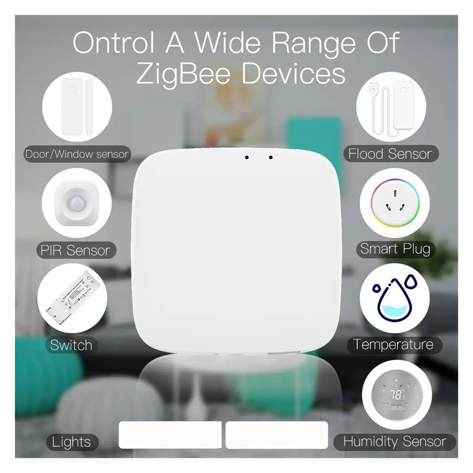 Tuya ZigBee Smart Hub con gateway cablato, hub mesh telecomando, funziona l'app Life, Alexa e Google Home