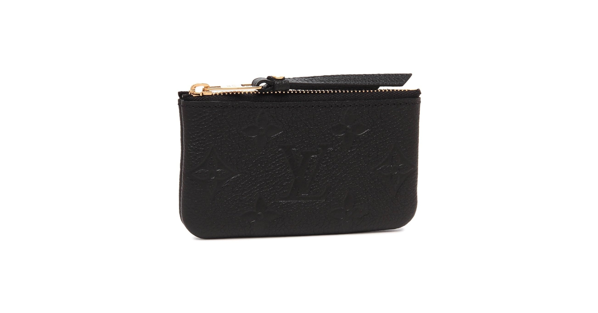 ルイ・ヴィトン ブラック レザー キーケース LOUIS VUITTON ブラック レザー キーケース