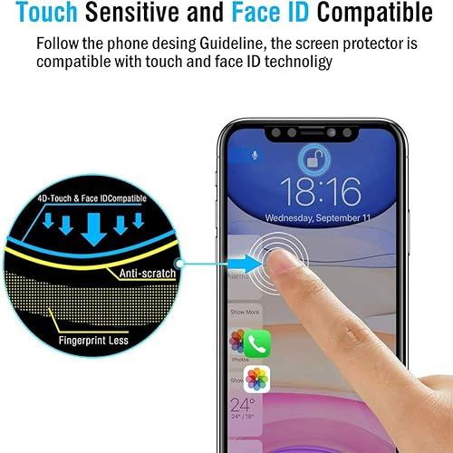 Miniatura 5 de Ytaland - Protector de pantalla de privacidad para Xiaomi Redmi Note 10 Pro/Note 10 Pro Max, [2 unidades] Anti Spy Anti Peep vidrio templado sin
