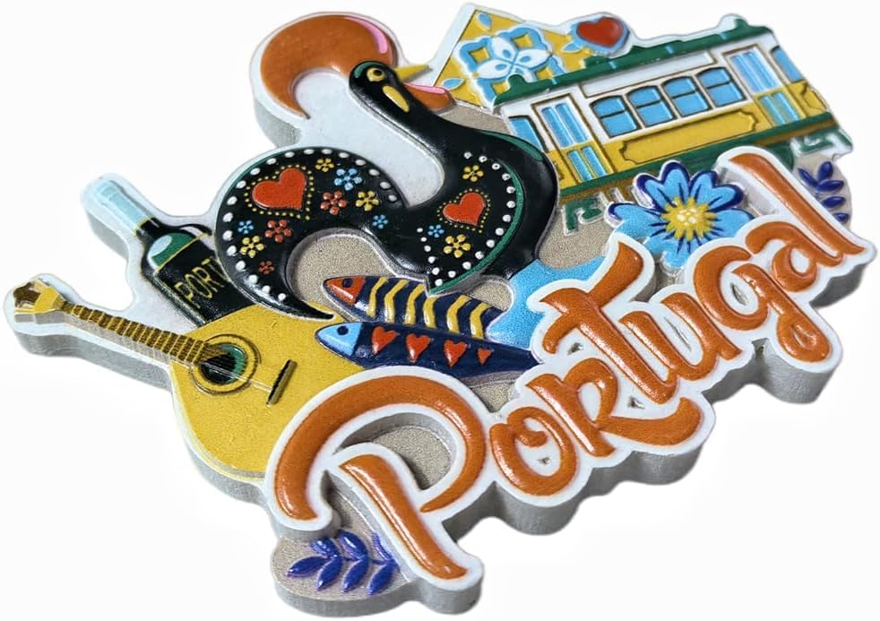 Imán Decorativo de Resina con Diseño de Portugal miniatura 5