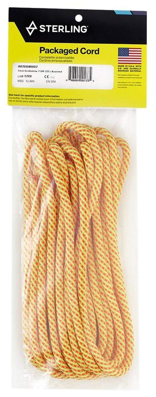 Sterling Ropes 7mm Cordelette - Yellow 25ft