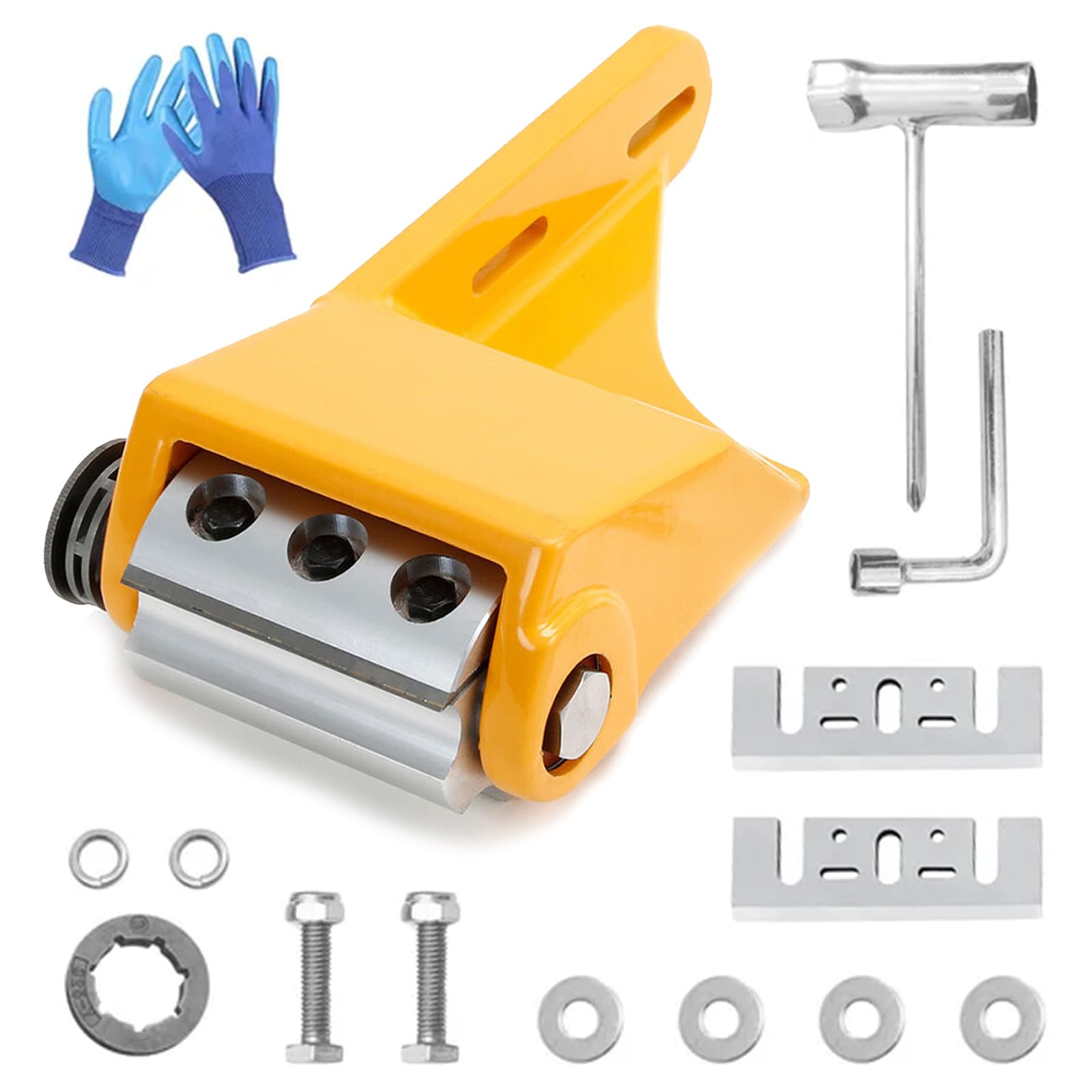 Pela-Legno, Utensile Per Scortecciare Tronchi Con 4 Lame Allungate Per Costruttori Di Legno Accessorio Per Motosega Per Scortecciare Legno Utensile Per Scortecciare Legno Accessori Per Motoseghe