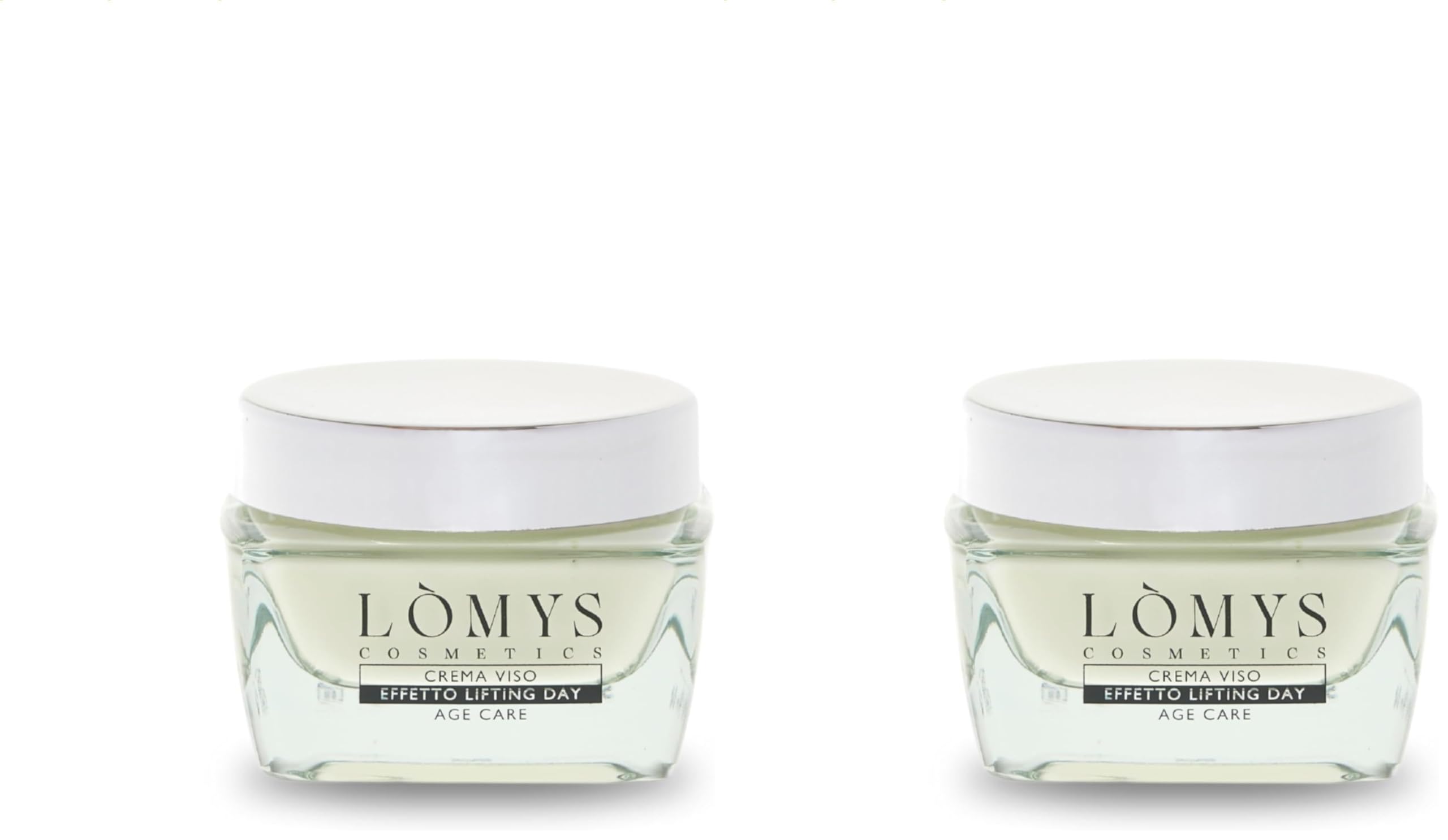 Crema Viso Antirughe Idratante con Effetto Lifting - Trattamento Giorno e Notte con Acido Ialuronico - Riduce Rughe e Segni del Tempo - Crema Anti-Età per Donna e Uomo - 50ml (Confezione da 2)