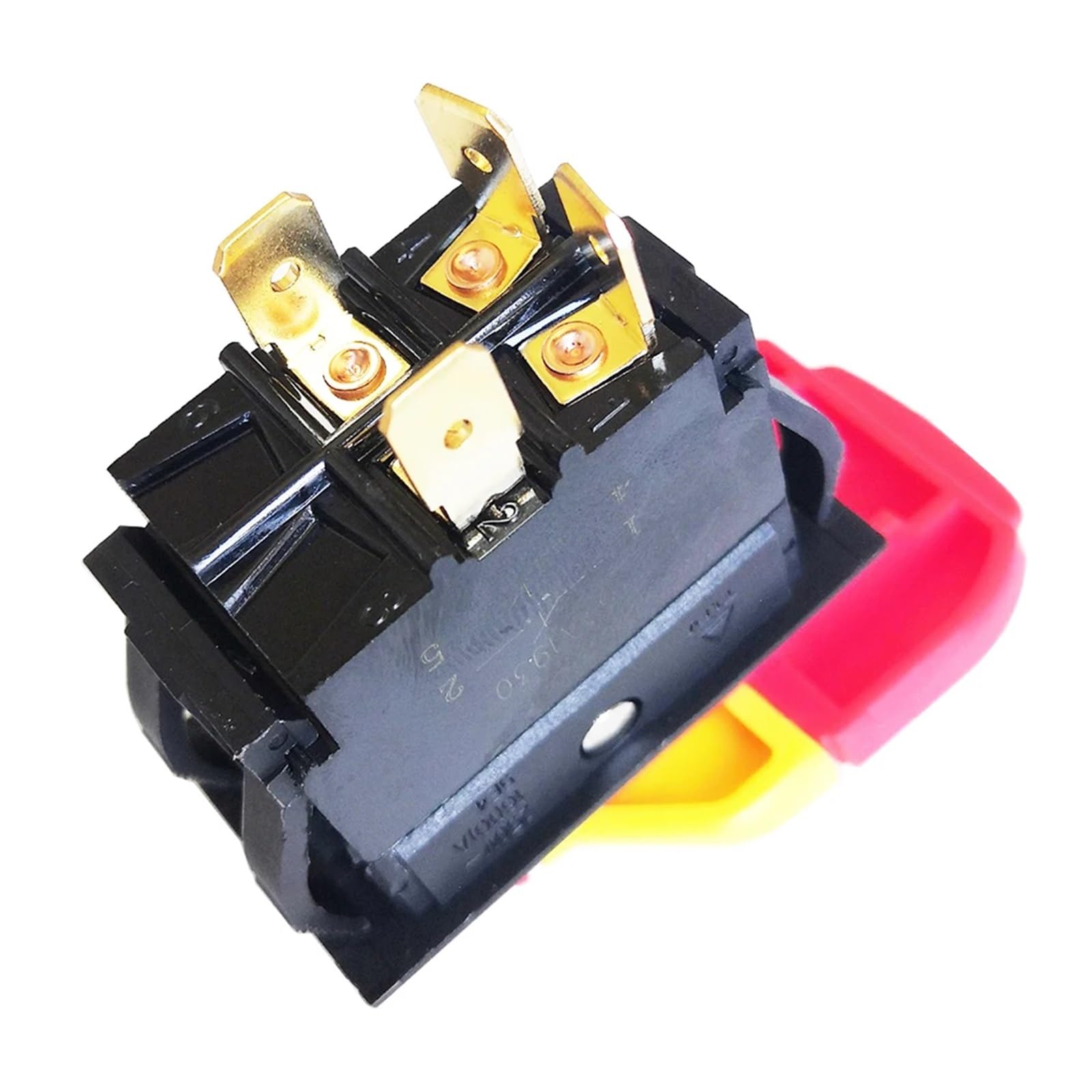 HY18 - Interruptor de botón de encendido y apagado para herramientas eléctricas mecánicas de madera con cerradura 20/12A 125/250V 5E4