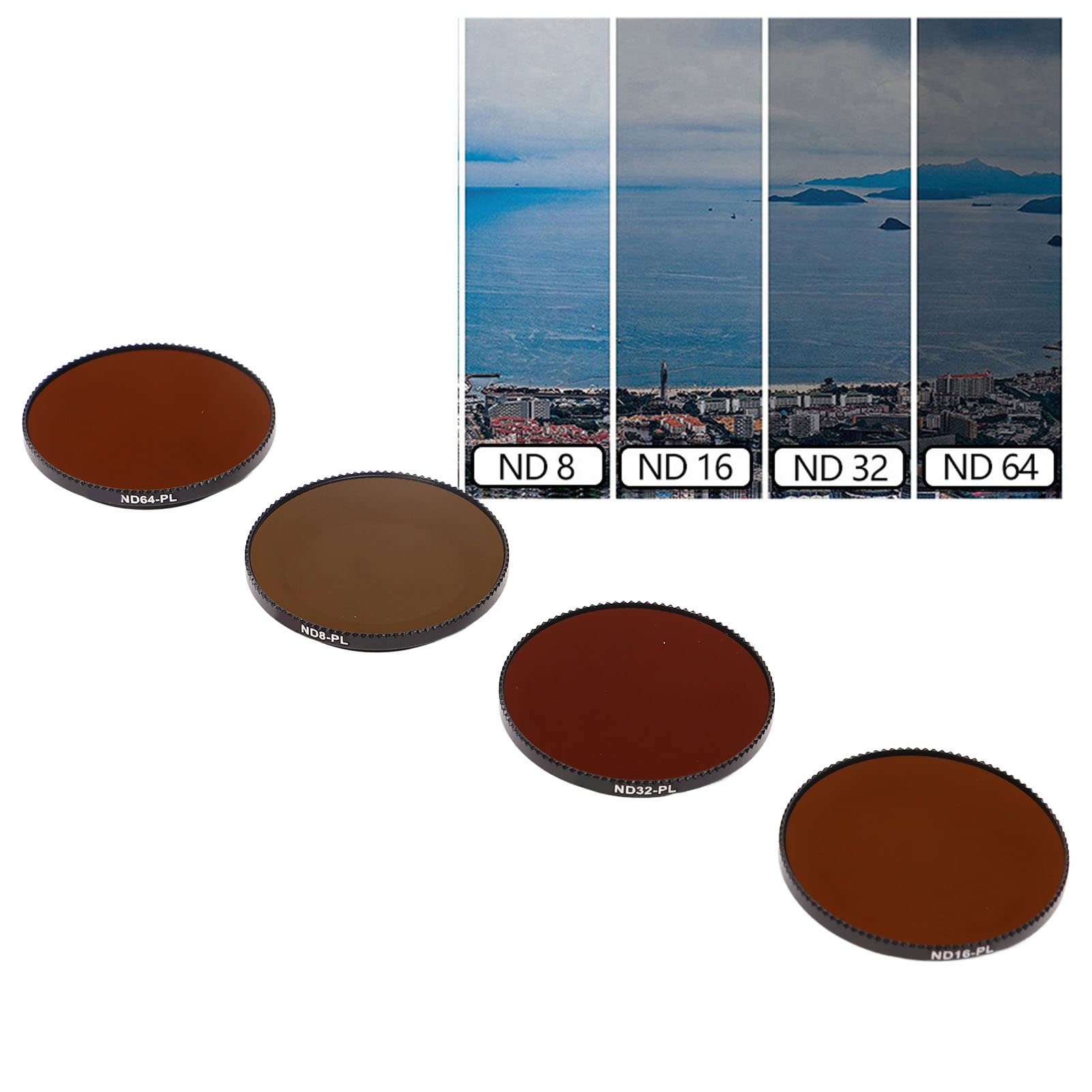 4 pezzi filtro per obiettivo fotocamera drone riduzione della luce polarizzatore drone NDPL filtro per obiettivo in vetro ottico per accessori AVATA