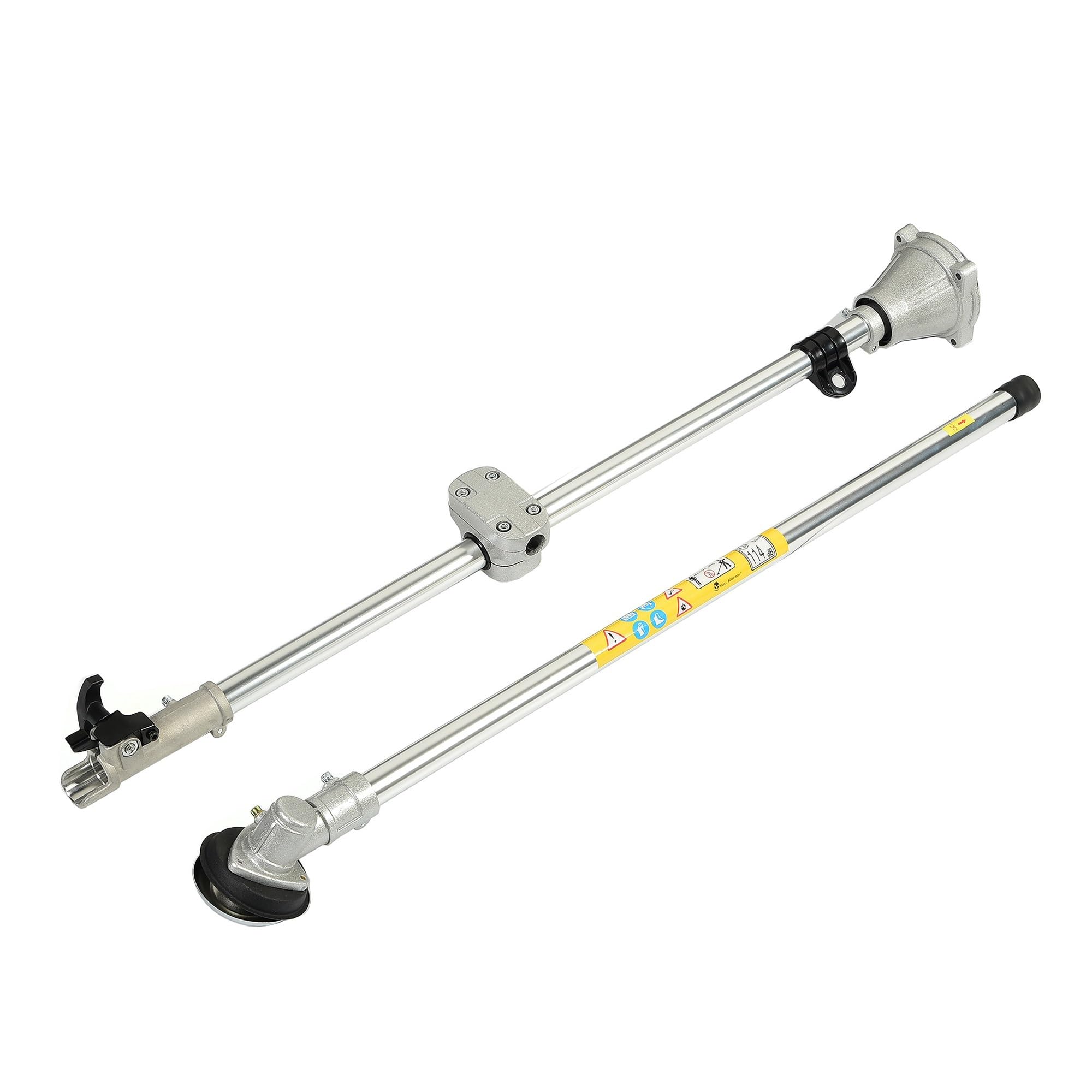 Eje de 9 Dientes, Tubo Trabajo Eje Dividido 26 mm con Caja Engranajes y Placa transmisión, Apto for desbrozadora Parte(U Handle)