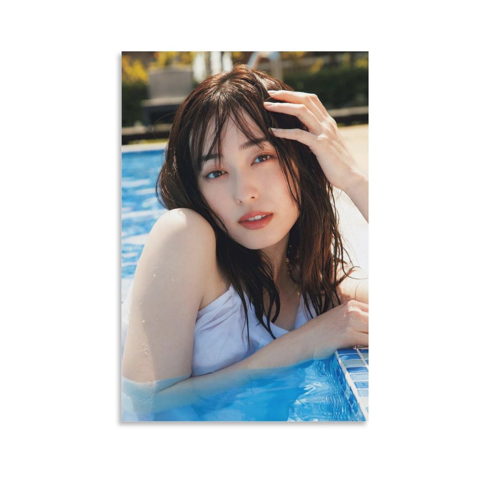 Amazon.co.jp: 福原遥 グラビア水着画像ポスター プリント キャンバス