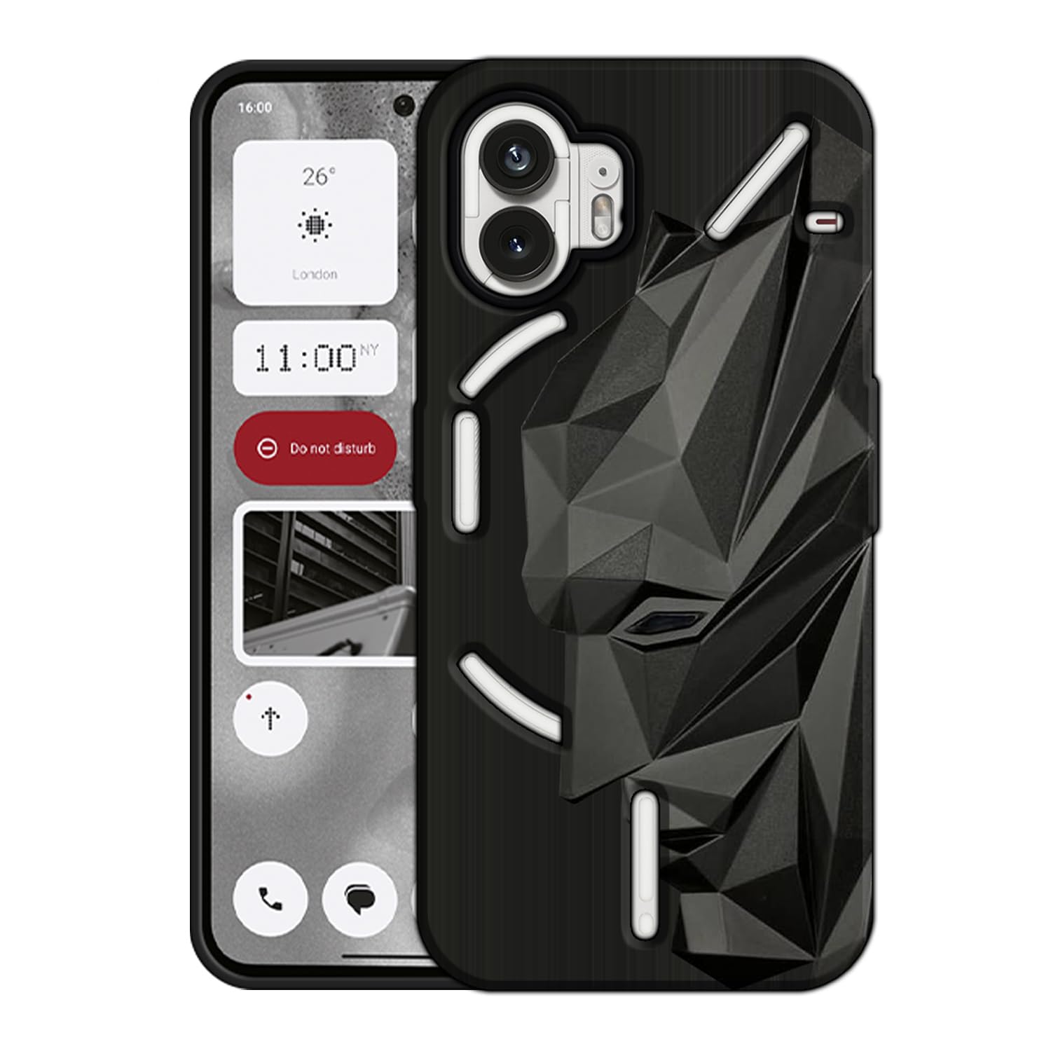 VIDO Exclusive Soft Back Case Cover for Nothing Phone 2 (Shock Proof |360 Degree Complete Protection) (B0CD7GC3NH) Amazon Price History, Amazon Price Tracker