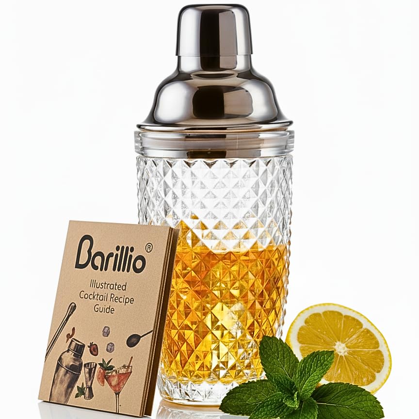 Barillio Glass Cocktail Shaker