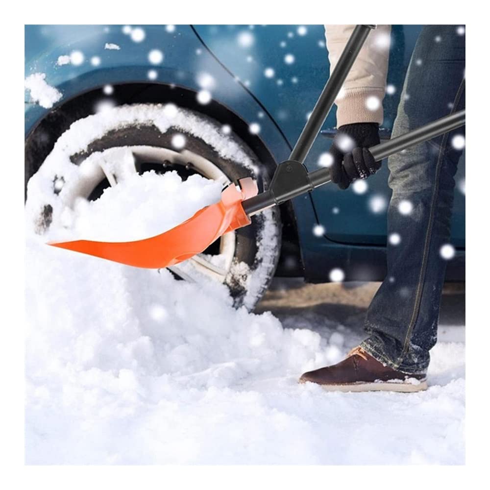 Rascador de hielo para coche Pala De Nieve Para Coche, Hogar, Garaje, Jardín, Niños, Pala De Nieve, Pala De Nieve Para Entrada, Pala De Empujador De Nieve Plegable Rascadores de hielo para coche