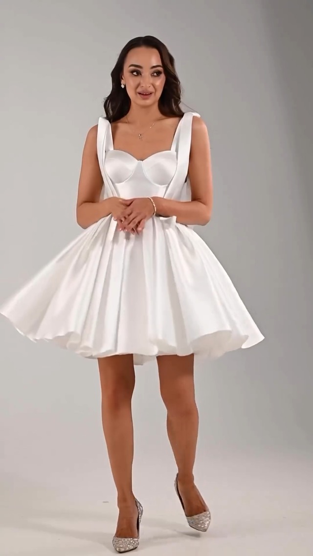 be social homecoming dresses Short Sweetheart Homecoming Dress with Back Bow Black / 6 main image 0
