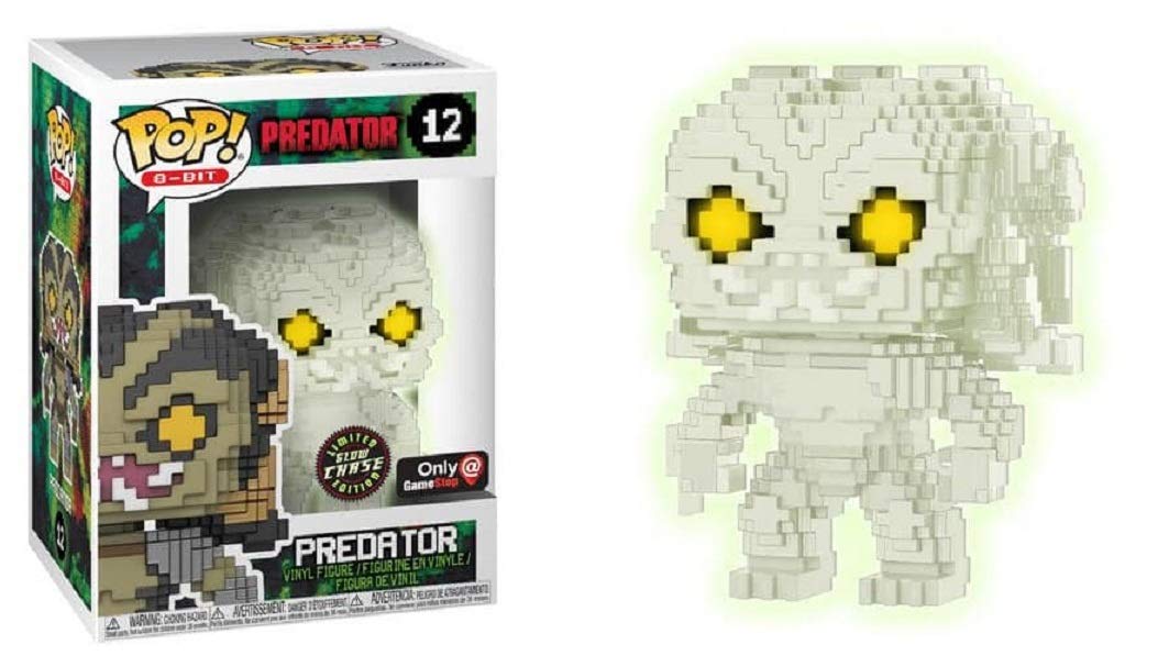 Amazon.com: Funko Pop! 8-Bit #12 Predator Glow in The Dark