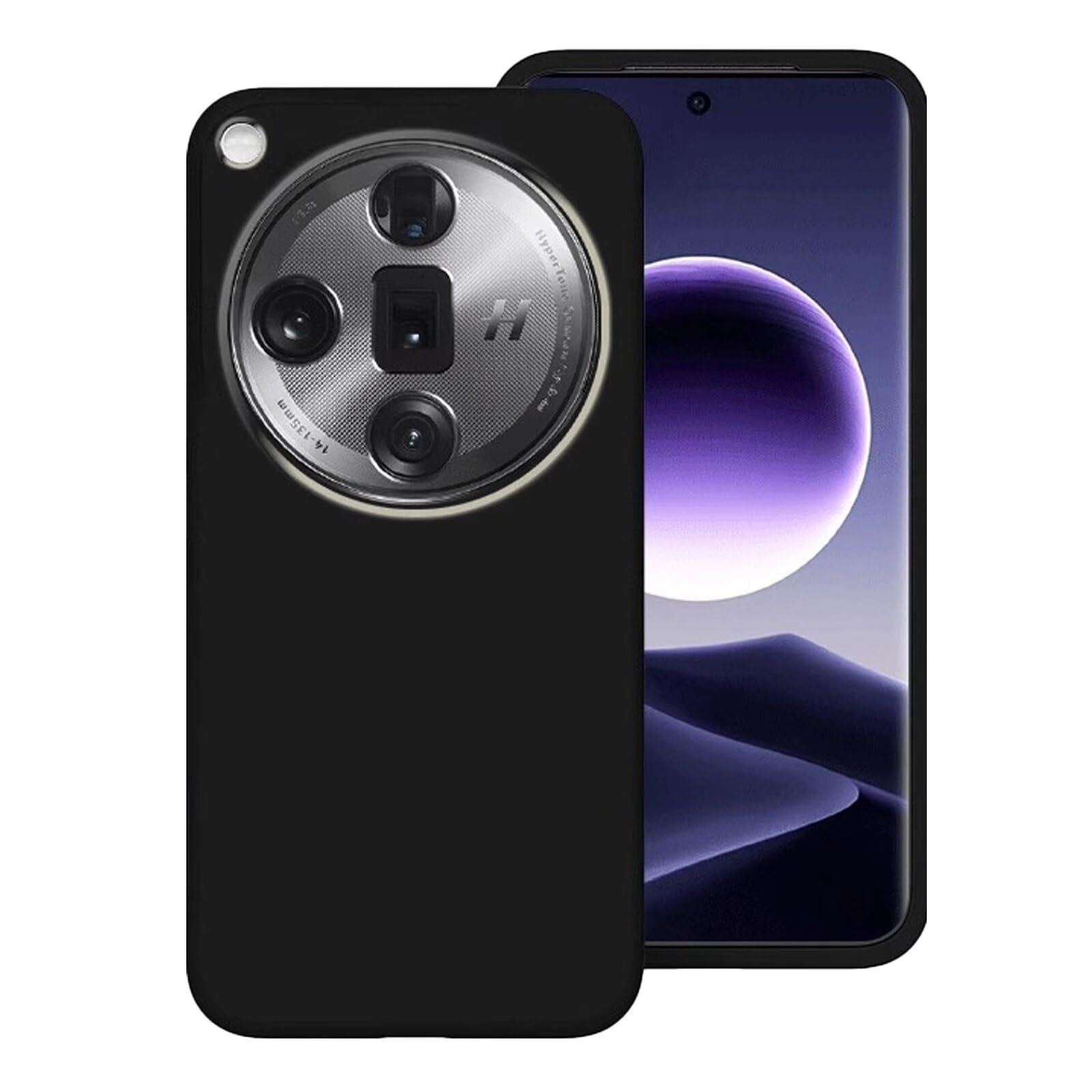 Yienning for Oppo Find X8 Ultra Phone Case Liquid Silicone, Thin Slim Soft Rubber Gel TPU Plain Simple Cover, Soft Protective Phone Cover for Oppo