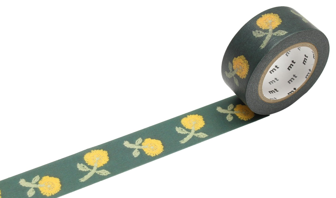 Amazon.com: MT Mina Perhonen Skip Washi Masking Tape, Yellow,Green