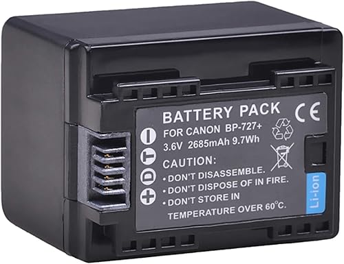 Batería para videocámara Canon VIXIA HF R600 R700 R800 HD