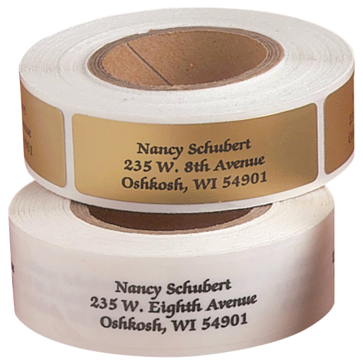 Custom Calligraphy Address Labels 200, Gold Design