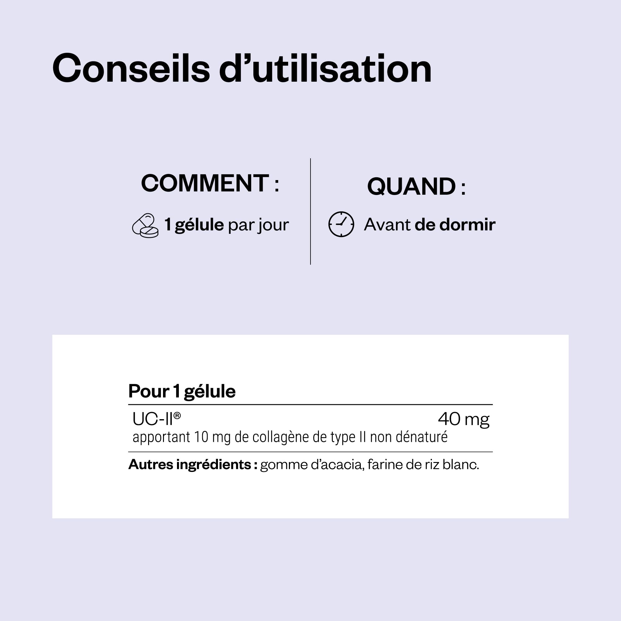 Collagène UC-II® (type 2) - Santé des Os et des Muscles - SuperSmart