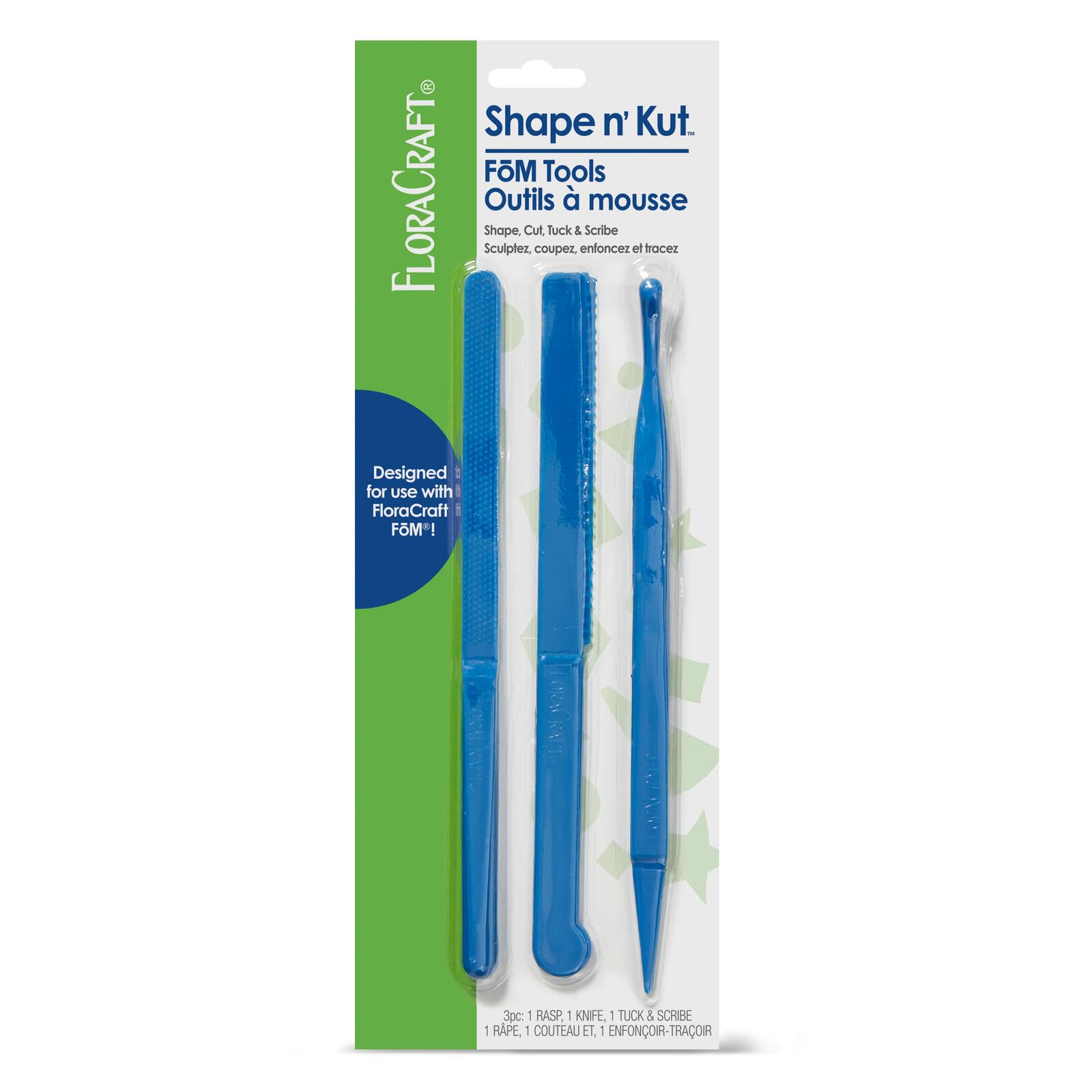 FaB Looking for a Scrap rf プロモ3枚セット Amazon.com: FloraCraft 3 Piece Plastic FōM Tools Set: Knife, Rasp