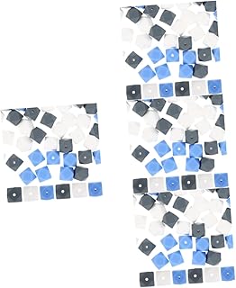 VILLCASE 240 Peças Contas De Silicone Coloridas Contas Decorativas Hexágono Contas De Silicone Geométricas Contas Espaçadoras Soltas Contas Para Fazer Jóias Clipe De Chupeta Bebê Sílica