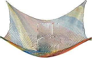 Climbing Cargo Net Double Layers Playground Kids Backyard Climbing Net Used for Treehouse Outdoor Kids Play Equipment Treehouse Climbing Netting (Size : 4.5X4.5m)