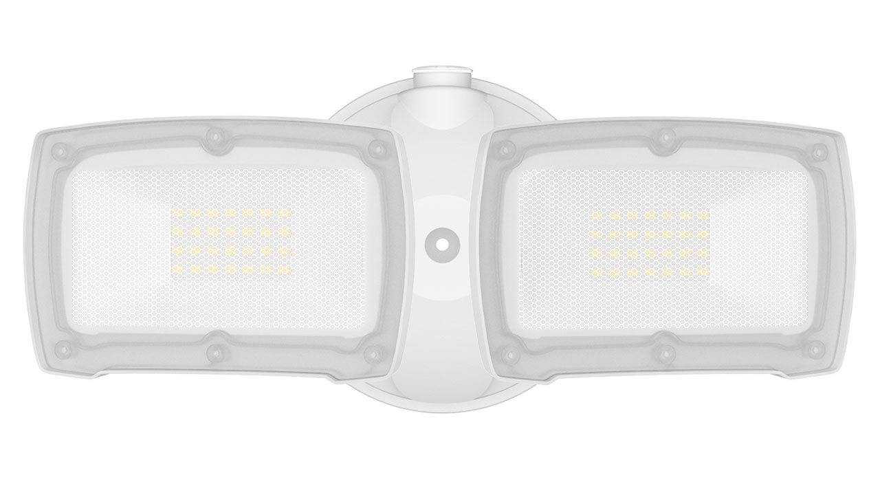 LEPOWER 3000LM Dusk To Dawn LED Security Light - 28W Outdoor Flood Light With Adjustable Heads