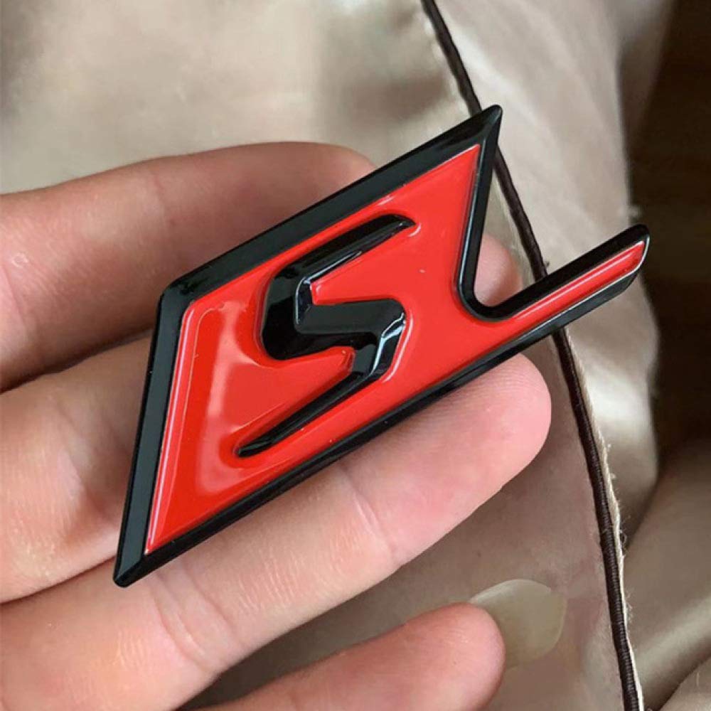 Weixinbuy For Mercedes Benz AMG SAMG GLC GLE C63s E63s CLS63s S63s GLE63s GLC63s GLS63s, Letters S Badge Trunk Emblem sticker