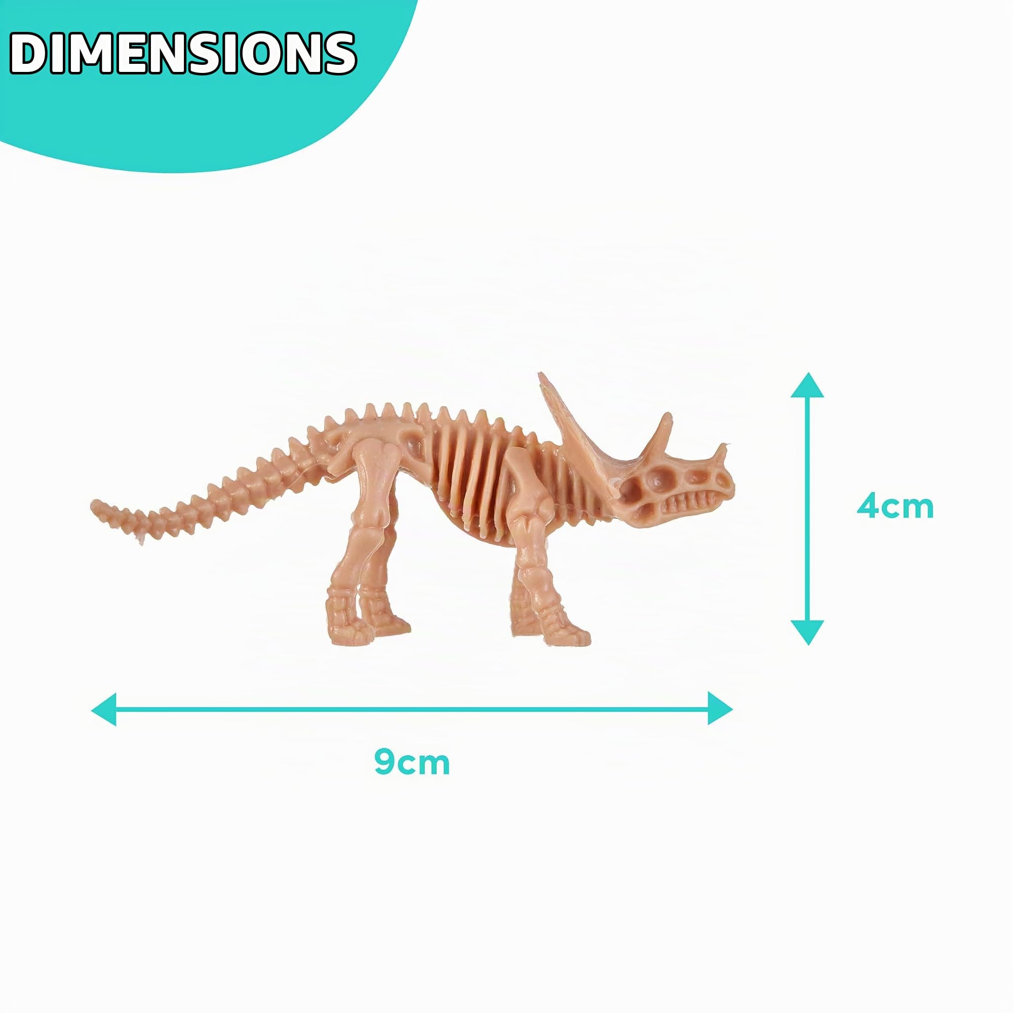 THE TWIDDLERS 48 Piezas Esqueletos Fósiles de Dinosaurios - Huesos de Dinosaurio Figuras | Educativo y Diversión THE TWIDDLERS 48 Piezas Esqueletos Fósiles de Dinosaurios - Huesos de Dinosaurio Figuras | Educativo y Diversión