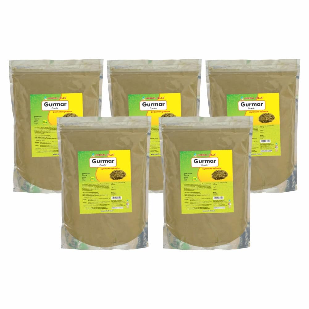 Herbal Hills Gurmar Powder - (1 Kg Pack of 5) (B07KPGQGFD) Amazon Price History, Amazon Price Tracker