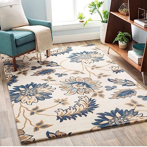 Image of Carpet Mahal Handmade Handwoven Tufted Made of 100% Soft Blended Wool Export Quality Carpets with 1 Inch Thickness (12x18 Feet) Color Multi