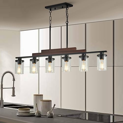 Lámpara de araña grande de latón vintage con ruedas de vagón para sala de estar, entrada, escalera, vestíbulo, techo alto, 8 luces, estilo rústico