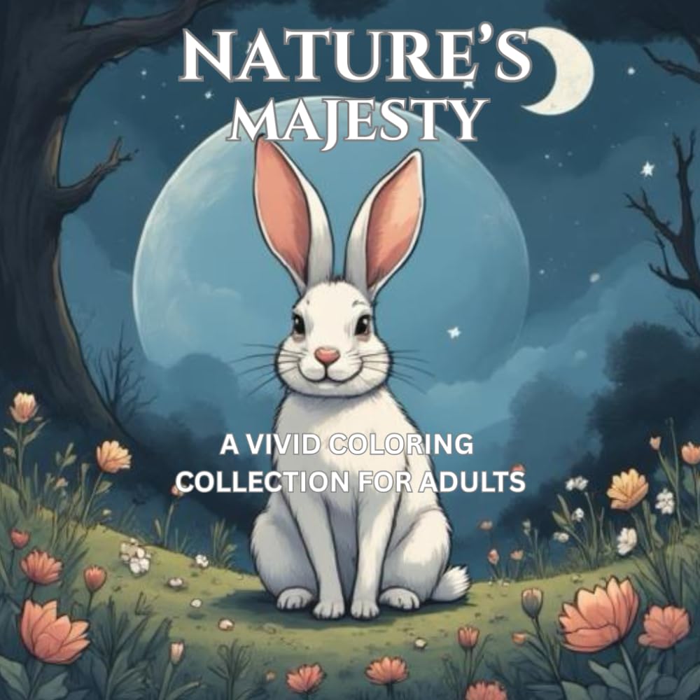 Nature Majesty A Vivid Coloring Collection for Adults