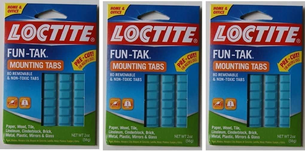 Amazon Loctite Home and Office 2ounce Pack Funtak Mounting Putty