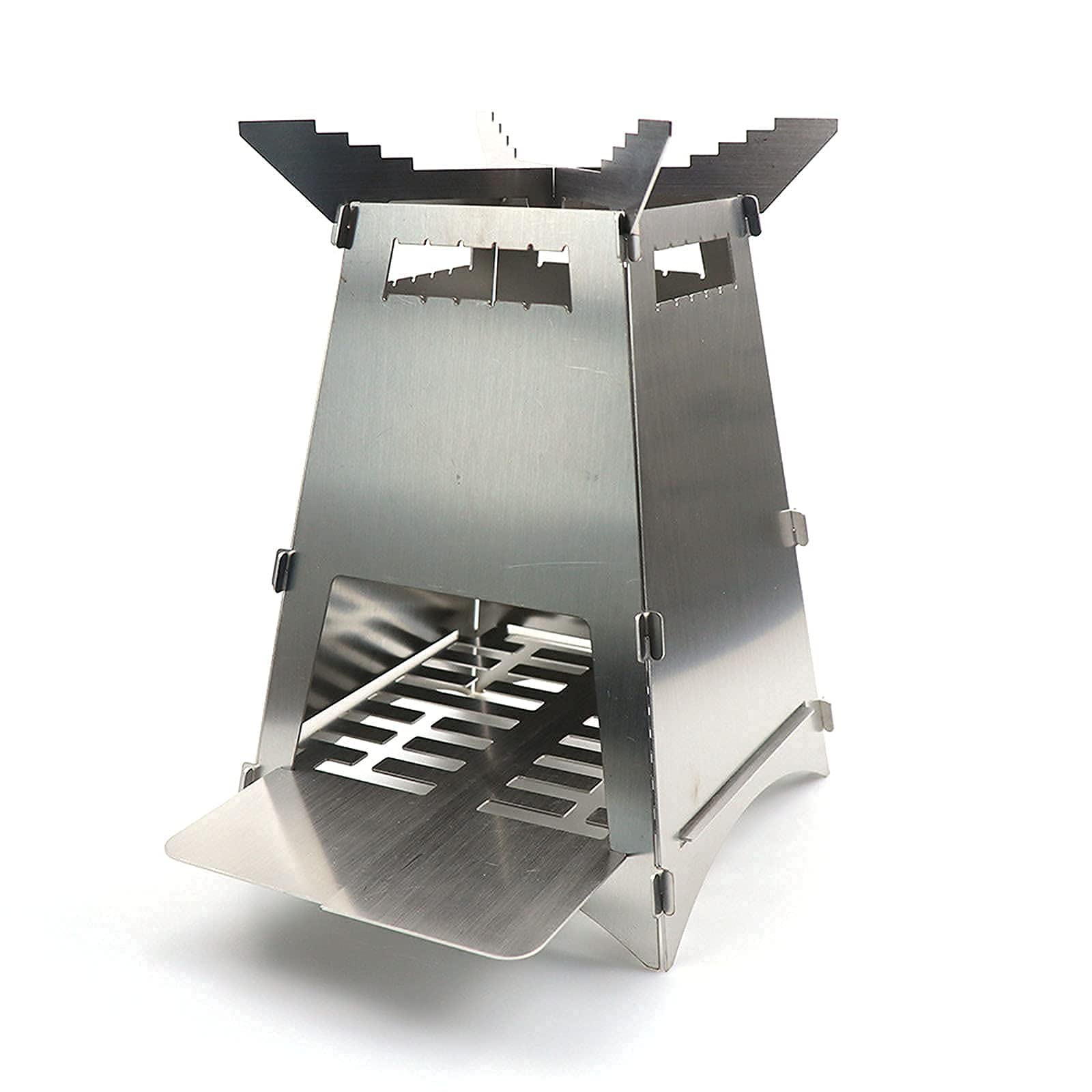 Ognisko na zewnątrz Grill, ognisko Składane grille kempingowe ze stali nierdzewnej Piece Przenośny grill kempingowy Outdoor Multiuse Grill Grill gazowy na węgiel drzewny