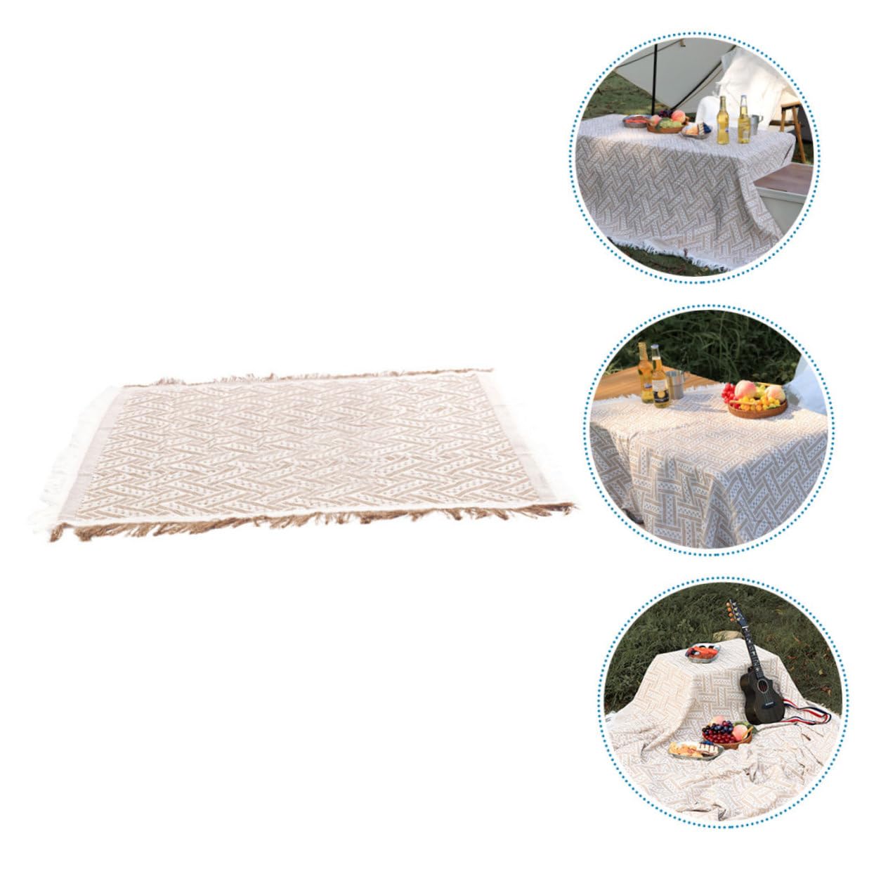 Couverture de Pique- Portable Tapis de Camping Confortable Couverture de Jardin Pliable pour Activités Extérieures