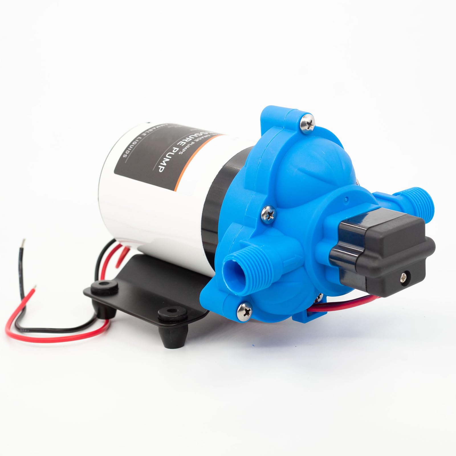 Bomba Agua, Bomba de Diafragma Autocebante de Alta Presión DC 12V 3,1 bar 45 PSI Diafragma de Alta Presión Bomba de Limpieza con Filtro para Vehículos RV y Autocaravana Botes
