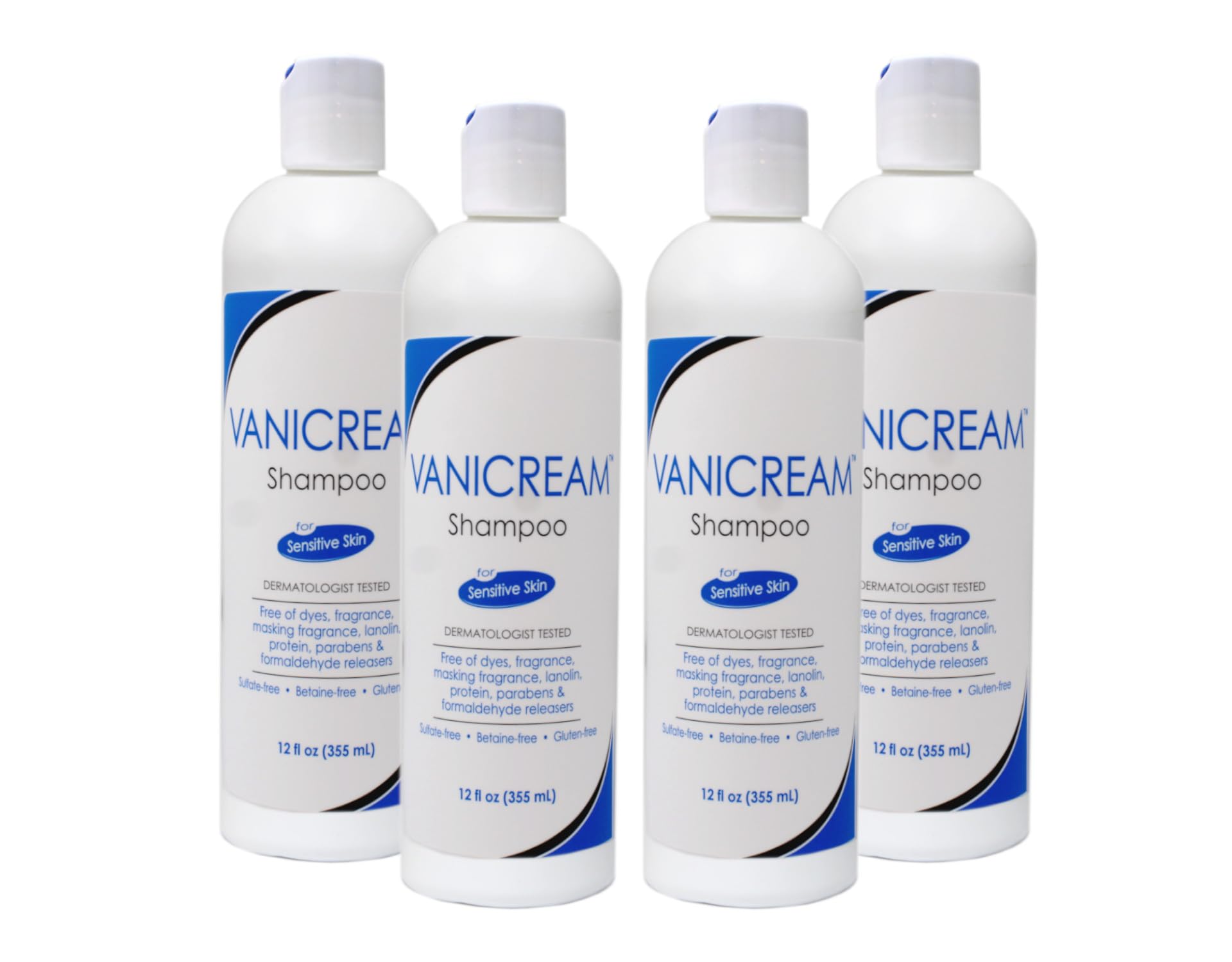 Free & Clear Shampoo 12 oz (Pack of 4)