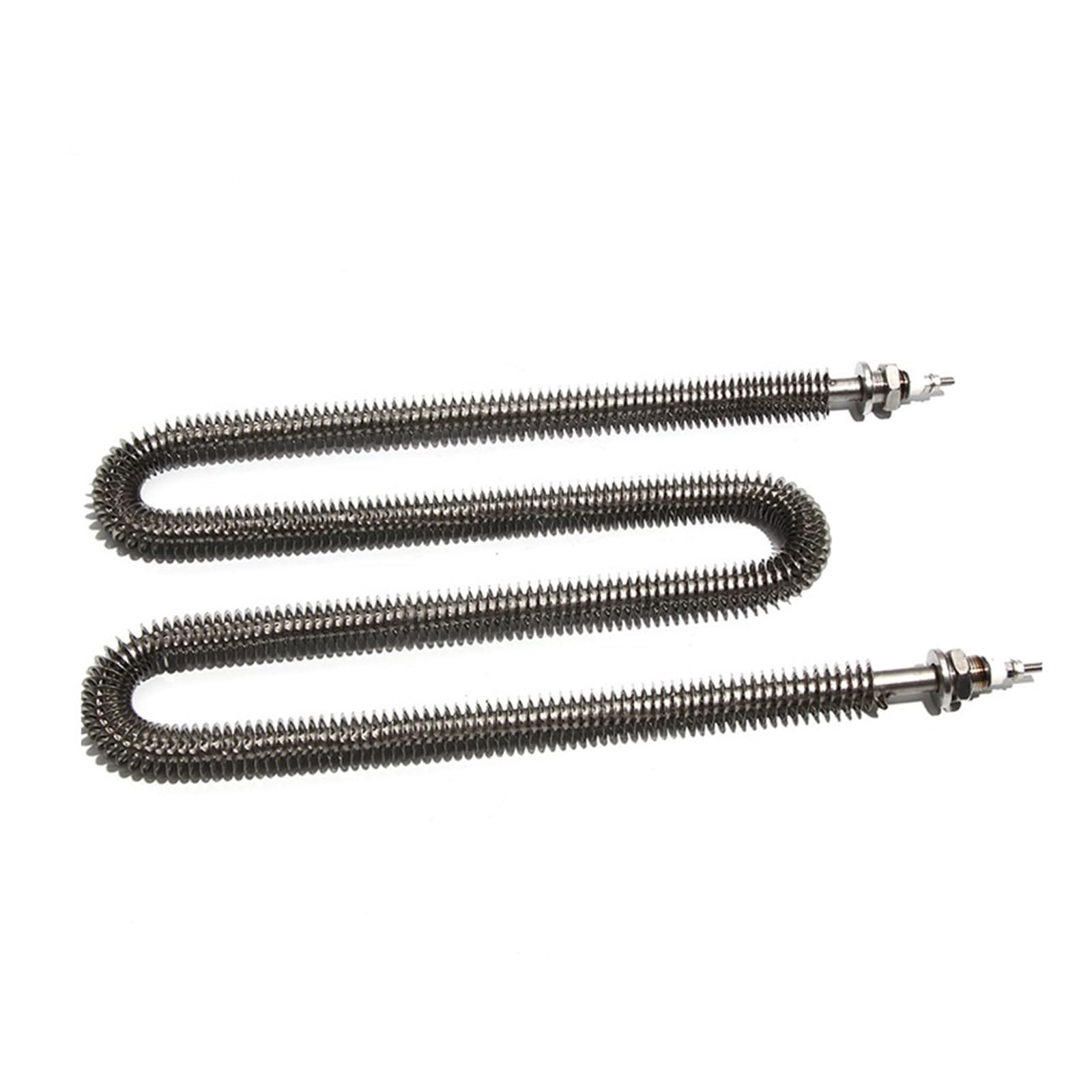 110V 220V 380V W M Type Fin Heating Element 1KW/2KW/3KW SS304/Copper M18 Thread Heater 400MM 500MM For Stove Blower(304SS,110v,3KW 400mm 450mmL)