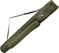Bolsa Porta Varas Capa de Proteção Pescador com Alça Lateral de Transporte Carregamento Bolso Externo Pesca Esportiva Profissional Tralhas Leve e Fácil