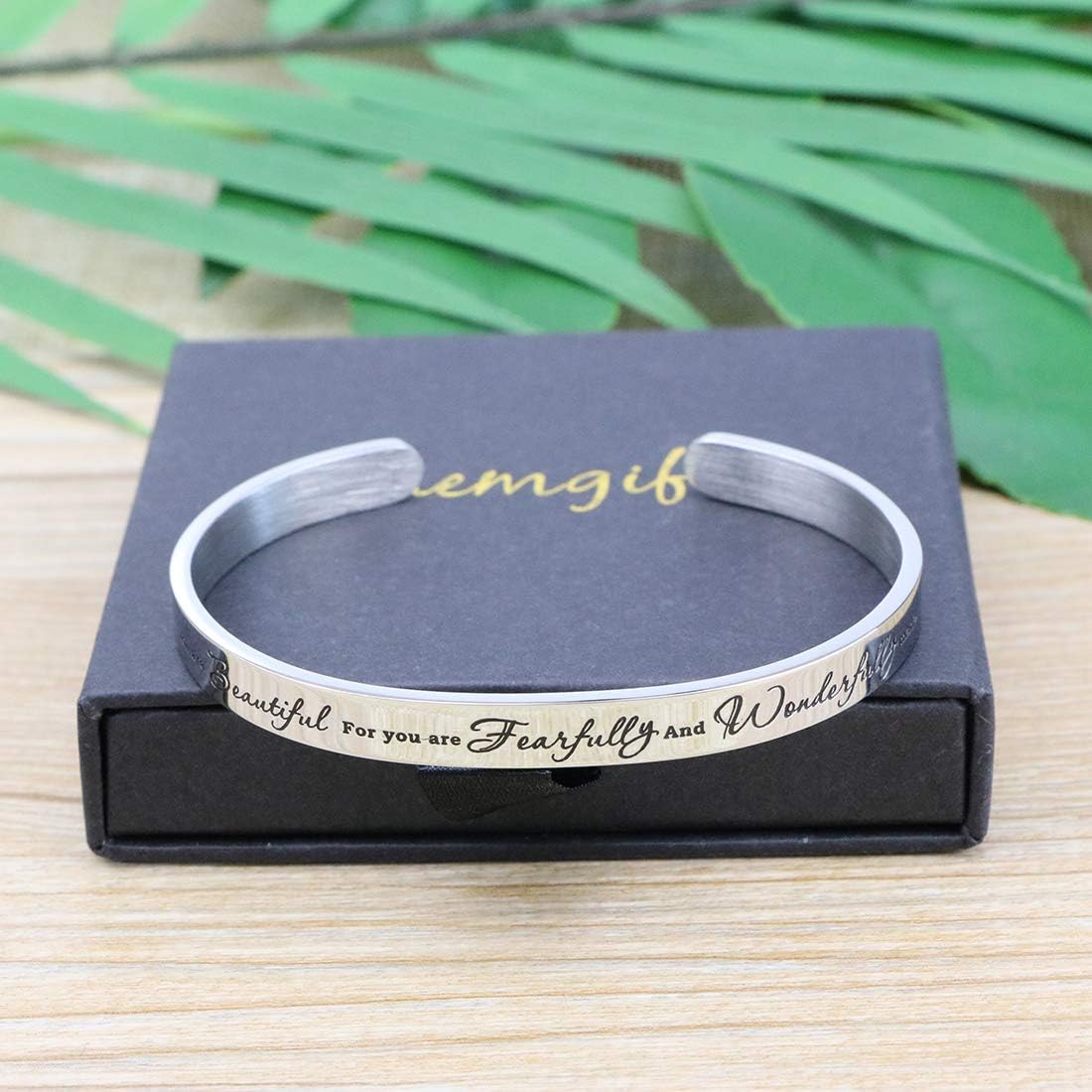 𝐂𝐡𝐫𝐢𝐬𝐭𝐢𝐚𝐧 𝐁𝐫𝐚𝐜𝐞𝐥𝐞𝐭𝐬 for 𝐖𝐨𝐦𝐞𝐧 Inspirational Religious Gifts for Her Bible Verse Bapstism Jewelry Cuff Bangle - Image 6