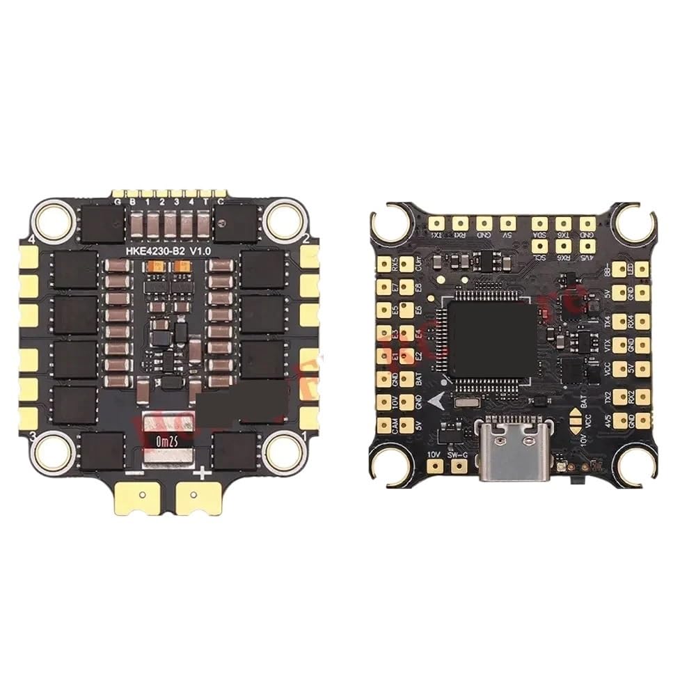 per HAKRC F722 V2 per Stack F7 Flight Controller con Doppio BEC e ESC 45A-65A 4 in 1 per Drone quadricottero da Corsa FPV Freestyle(F7 with 65A ESC)