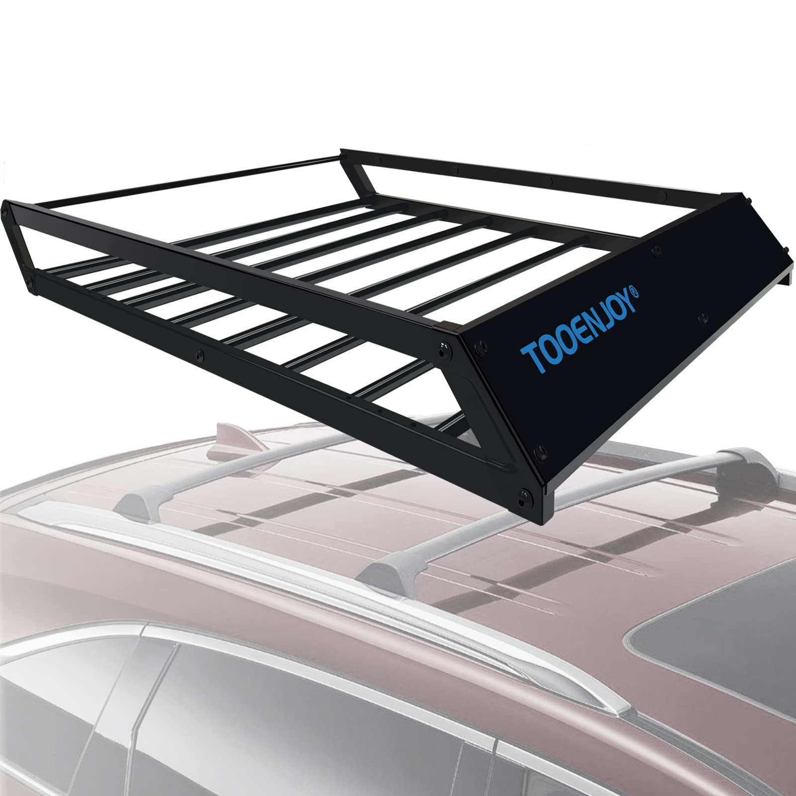 Buy TOOENJOY Roof Rack Cargo Basket, AntiRust Rooftop Basket, 43"x 36